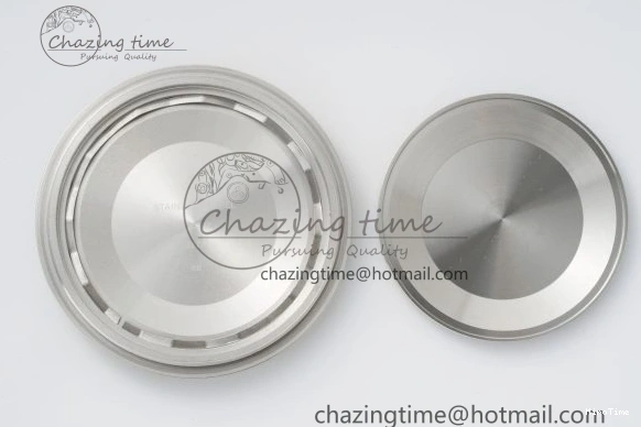 MIROTIME 0423 Pilot Chrono SS AZF 1:1 Best Edition Blue Dial on Brown Leather Strap A TimelessDesign 7060